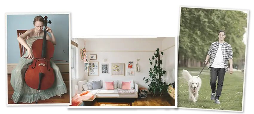 Photos used in the wedding video